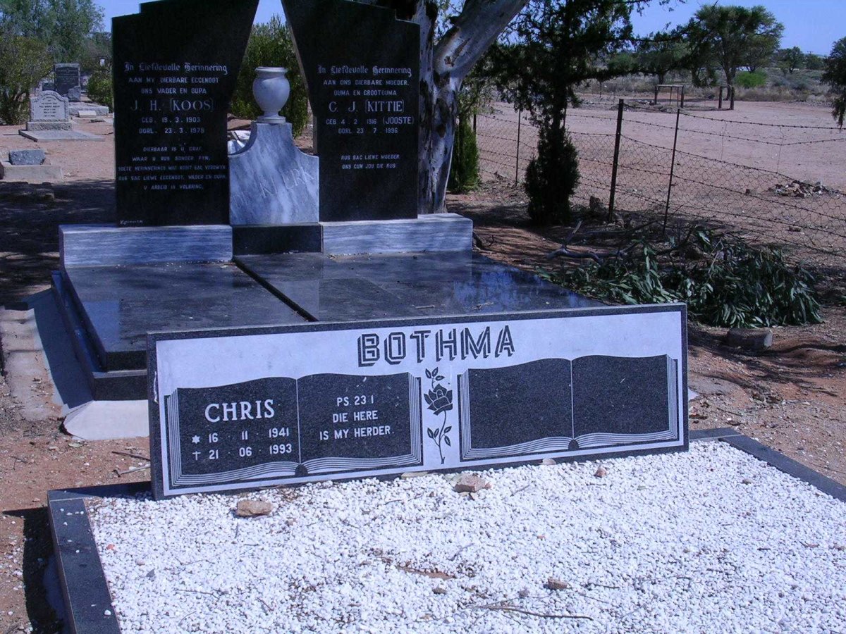 BOTHMA Chris 1941-1993