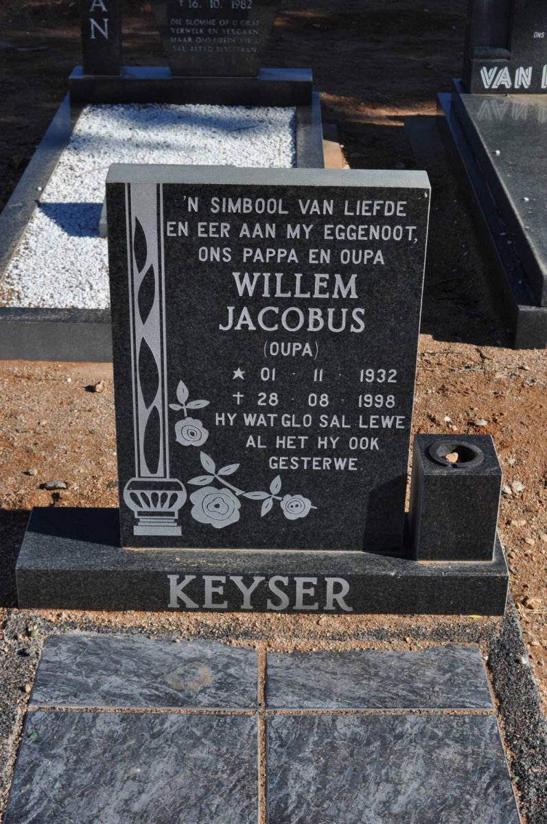 KEYSER Willem Jacobus 1932-1998