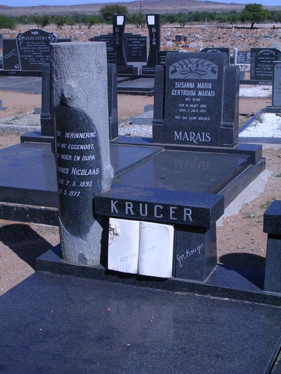 KRUGER Johannes Nicolaas 1895-1977
