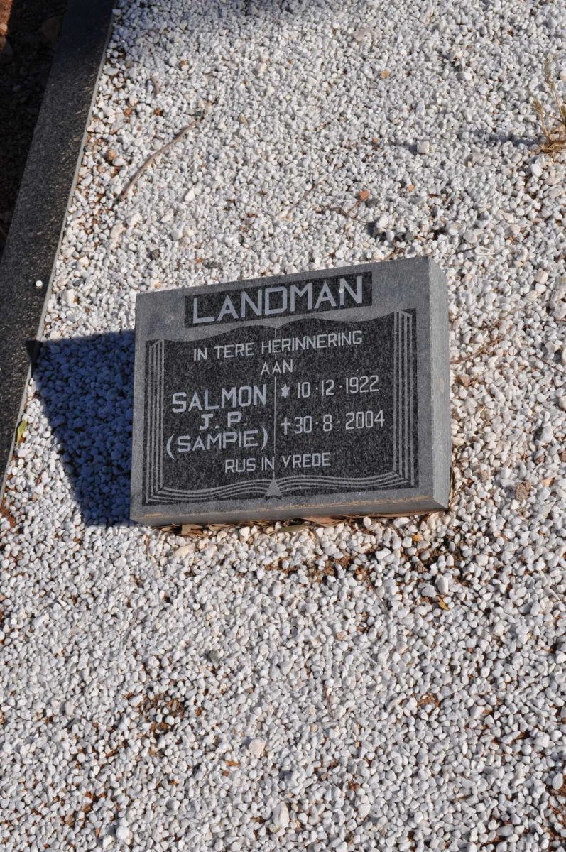 LANDMAN Salmon J.P. 1922-2004