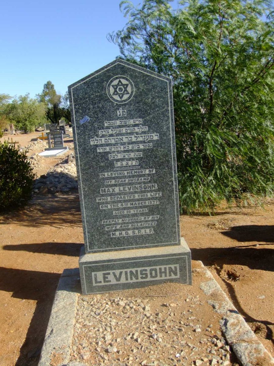LEVINSOHN Max -1937