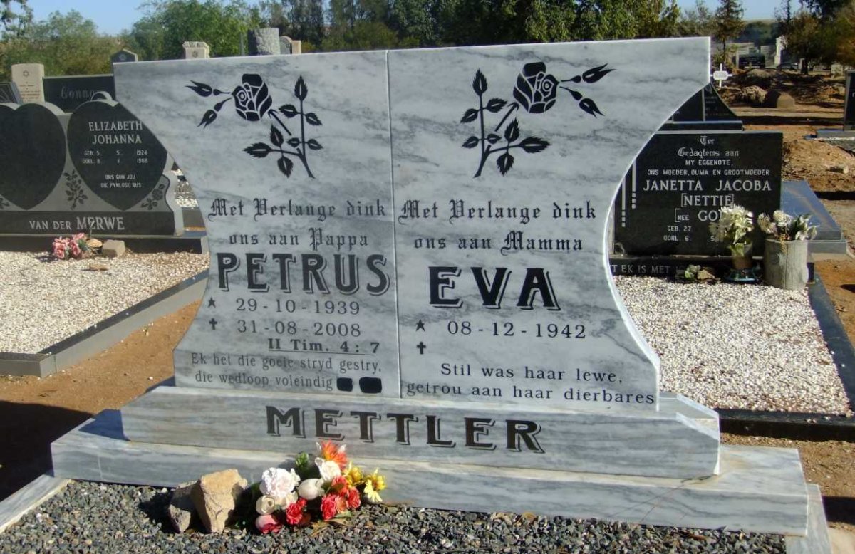METTLER Petrus 1939-2008 &amp; Eva 1942-