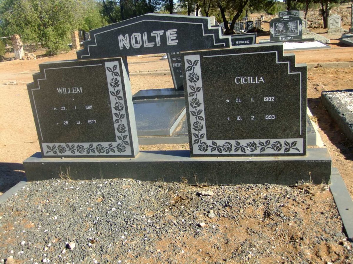 NOLTE Willem 1901-1977 &amp; Cicilia 1902-1993