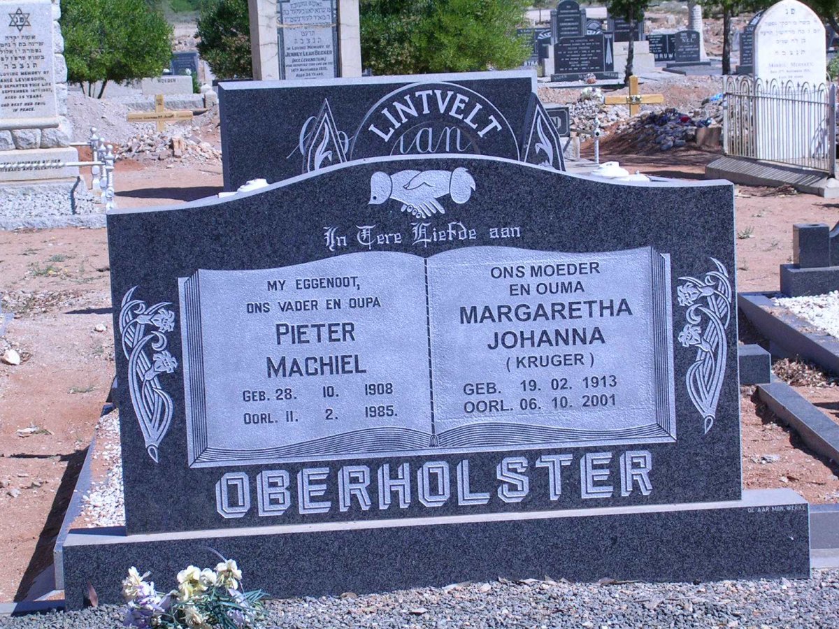 OBERHOLSTER Pieter Machiel 1908-1985 &amp; Margaretha Johanna KRUGER 1913-2001