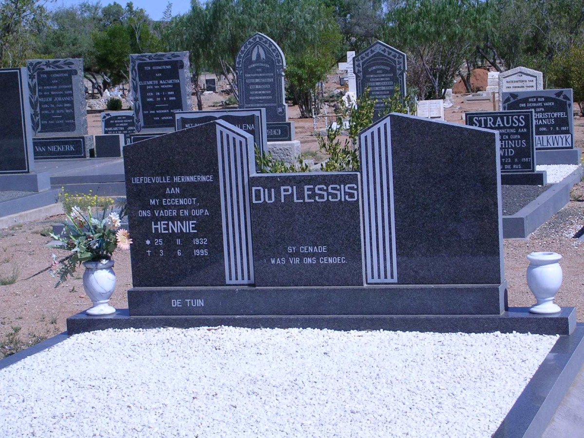 PLESSIS Hennie, du 1932-1995