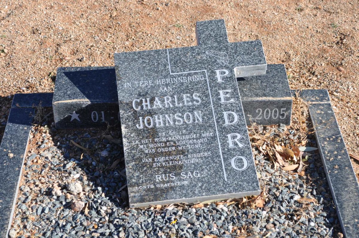 PEDRO Charles Johnson -2005