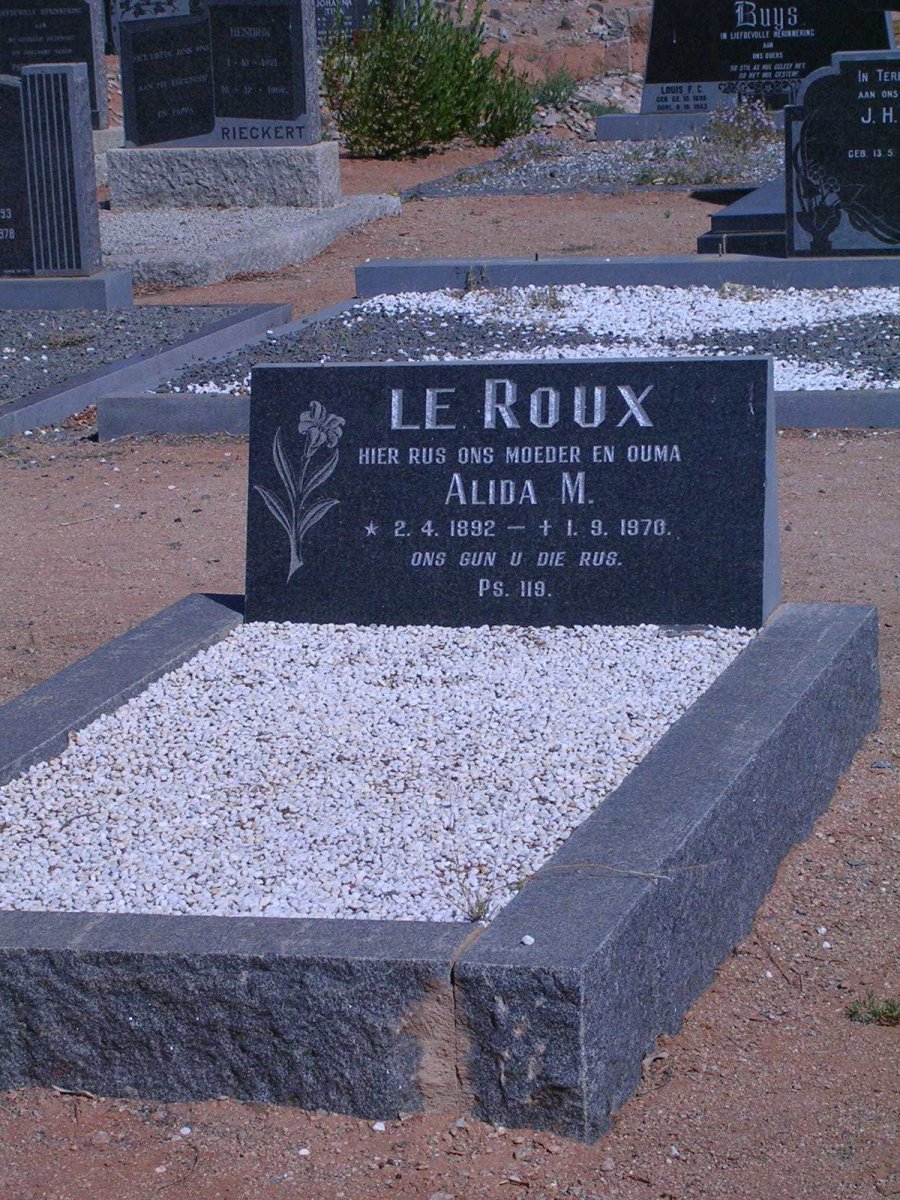 ROUX Alida M., le 1892-1970