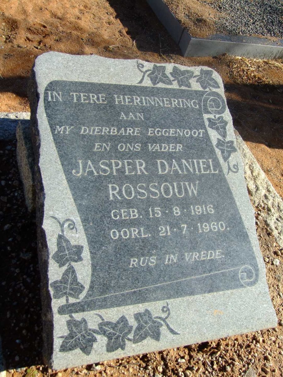 ROSSOUW Jasper Daniel 1916-1960