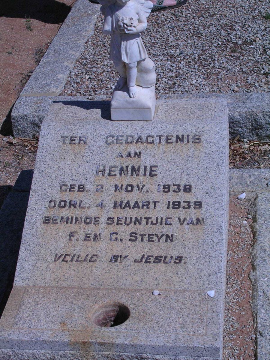 STEYN Hennie 1938-1939
