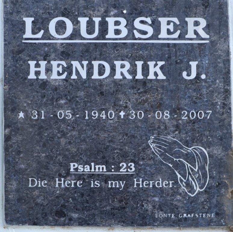 LOUBSER Hendrik J. 1940-2007