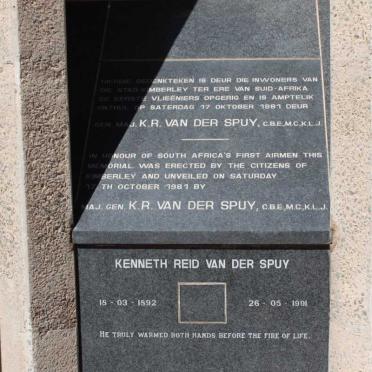 SPUY Kenneth Reid, van der 1892-1991