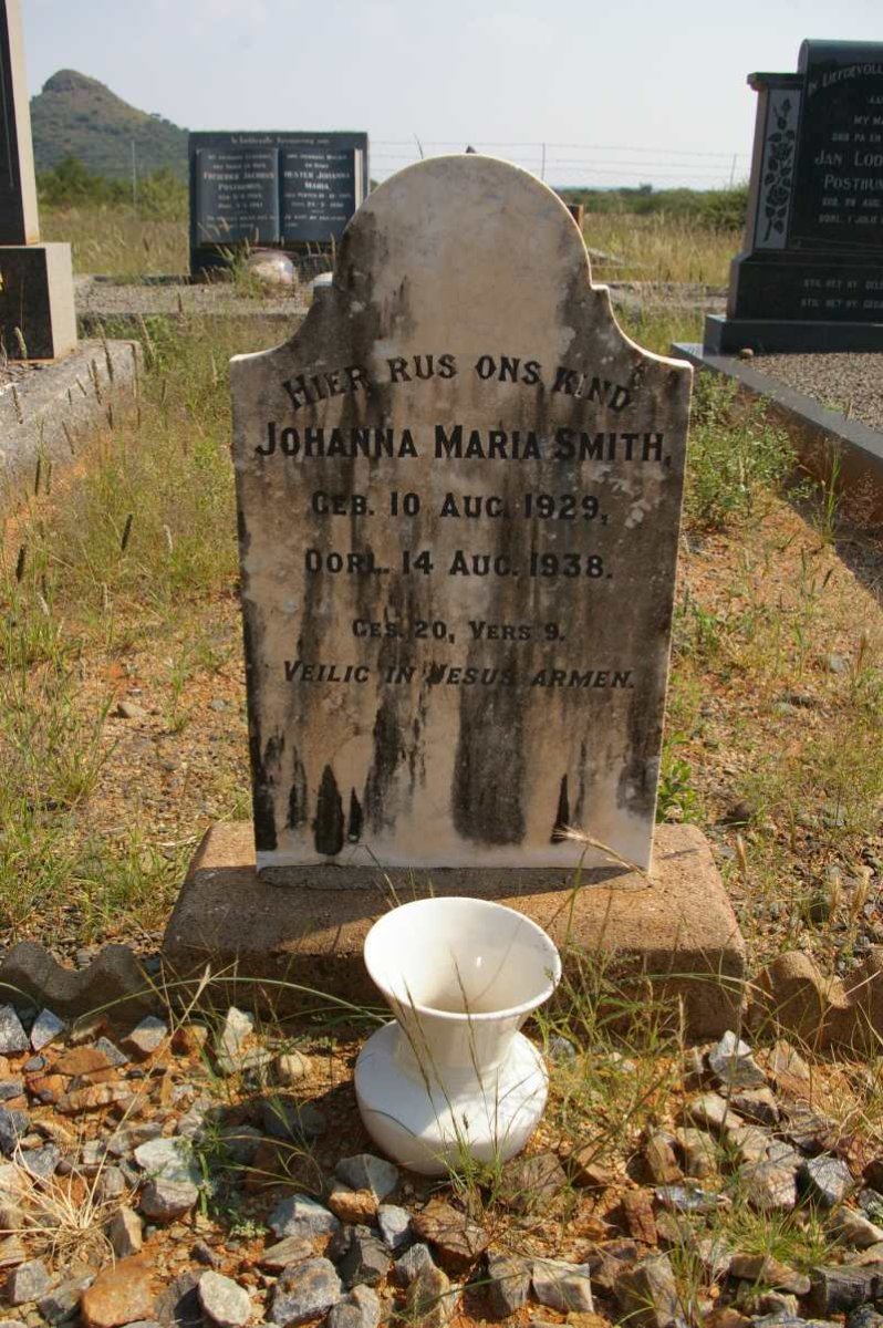SMITH Johanna Maria 1929-1938