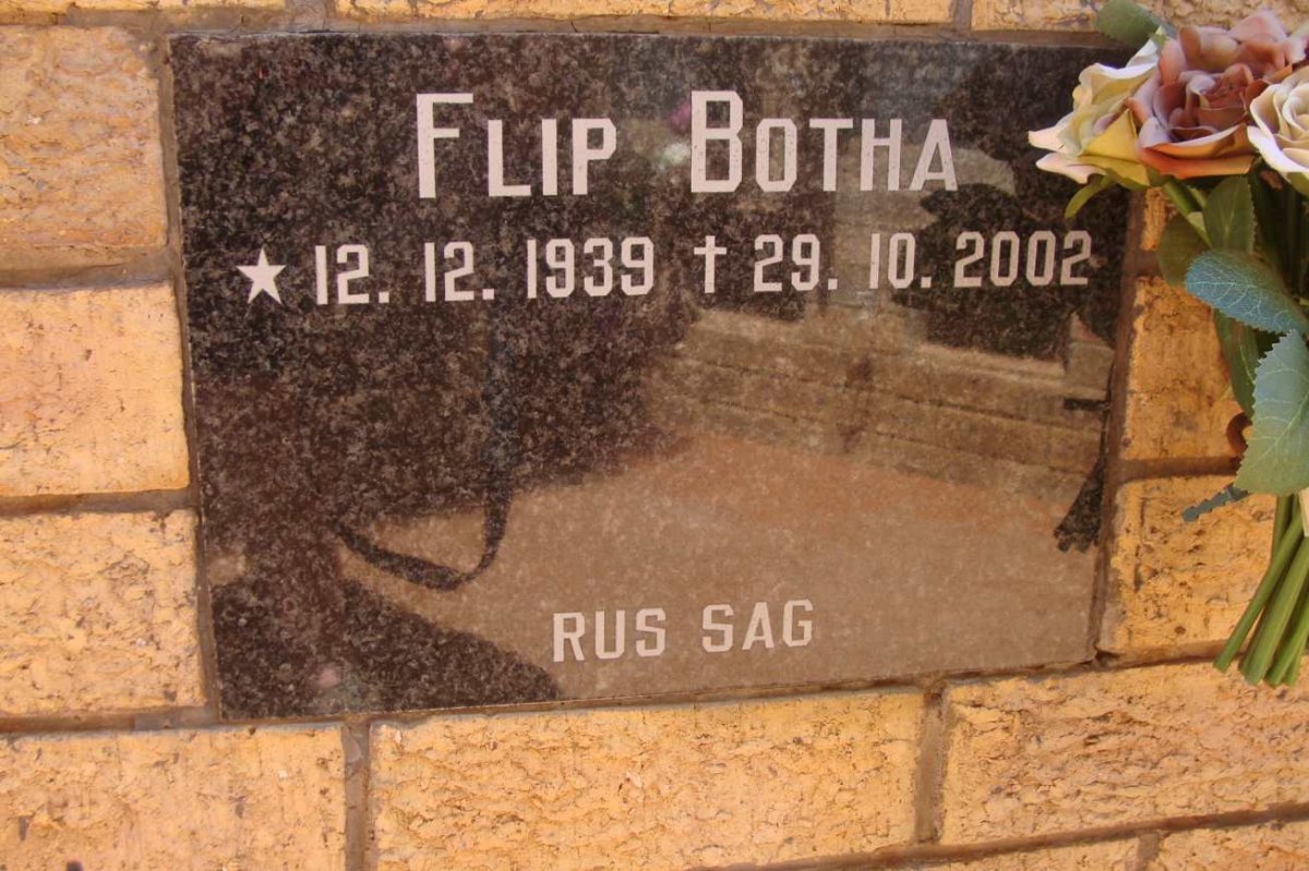 BOTHA Flip 1939-2002