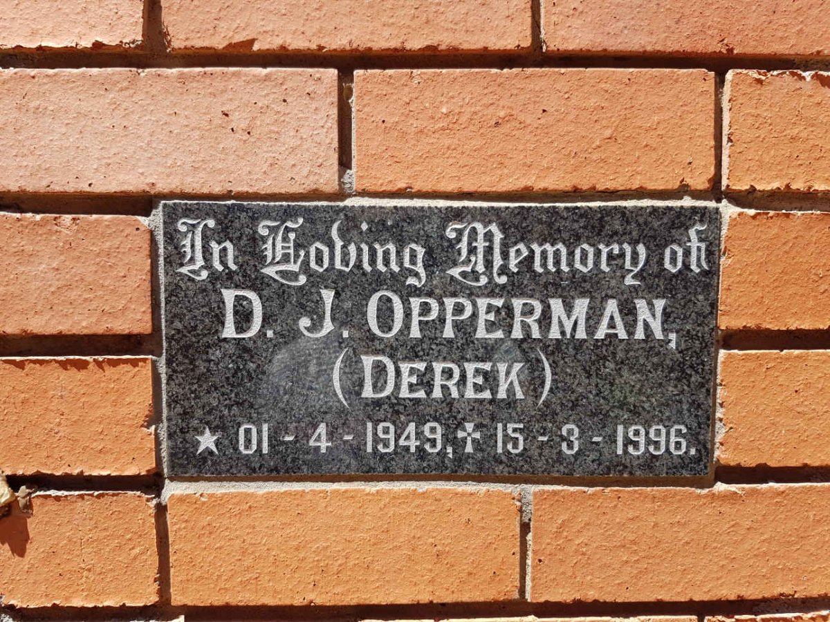 OPPERMAN D.J. 1949-1996