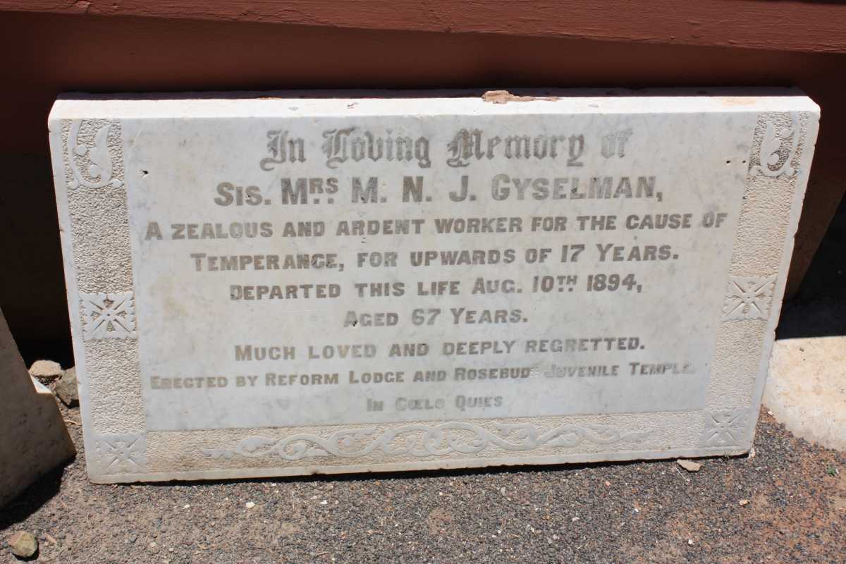 GYSELMAN M.N.J. -1894