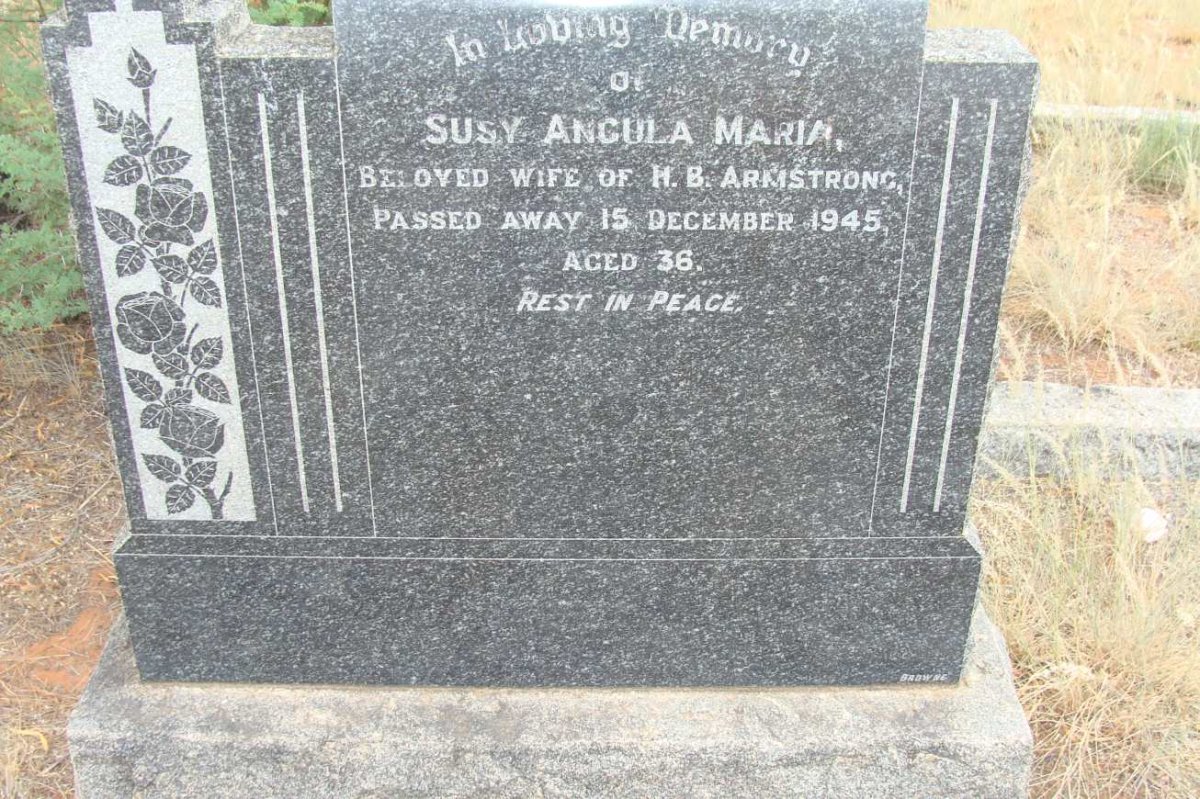ARMSTRONG Susy Angula Maria -1945