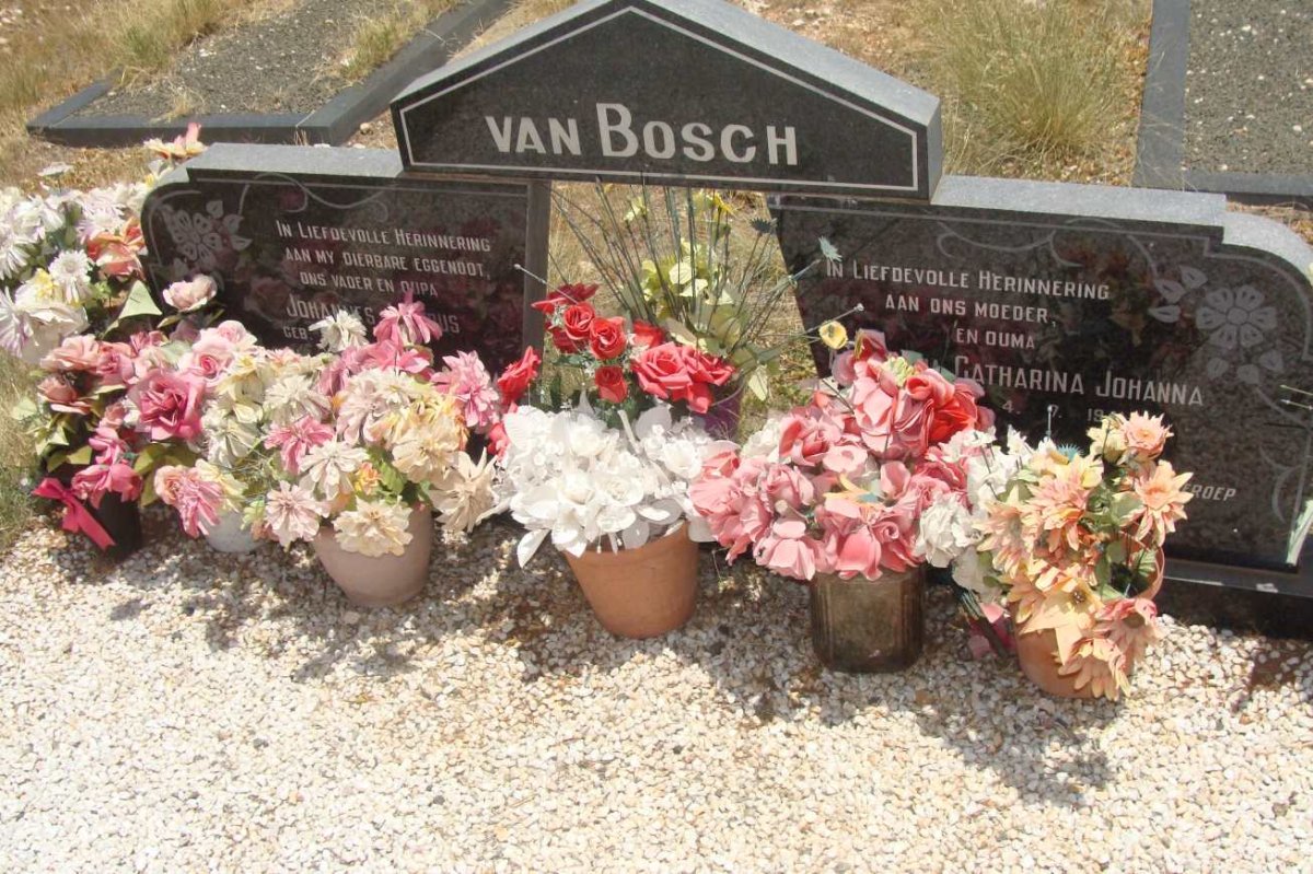 BOSCH Johannes Jacobus, van 1937-2005 &amp; Albertina Catharina Johanna 1941-