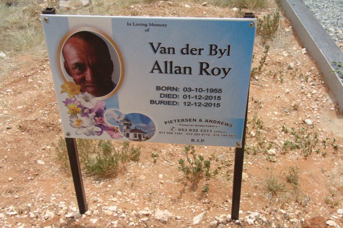 BYL Allan Roy, van der 1955-2015