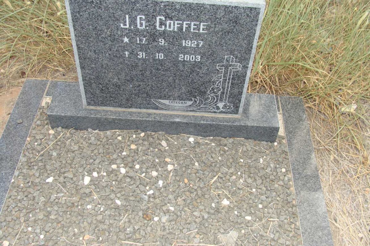 COFFEE J.G. 1927-2003