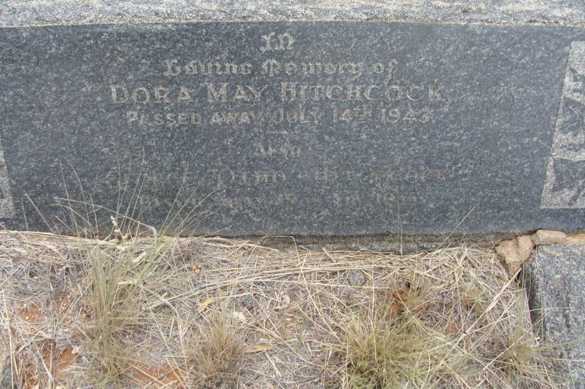 HITCHCOCK Dora May -1943 :: HITCHCOCK George Otto -1955
