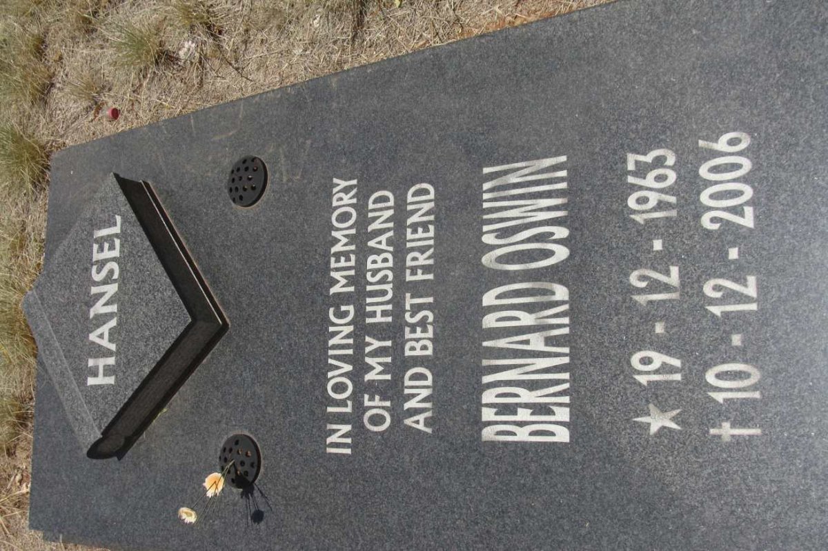 HANSEL Bernard Oswin 1963-2006