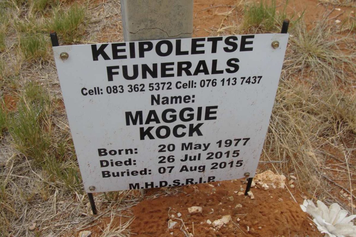 KOCK Maggie 1977-2015
