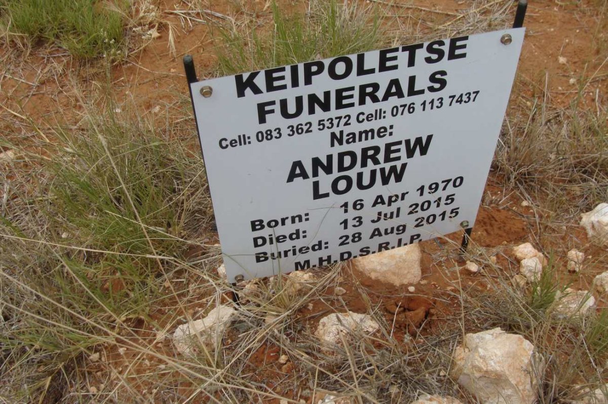 LOUW Andrew 1970-2015