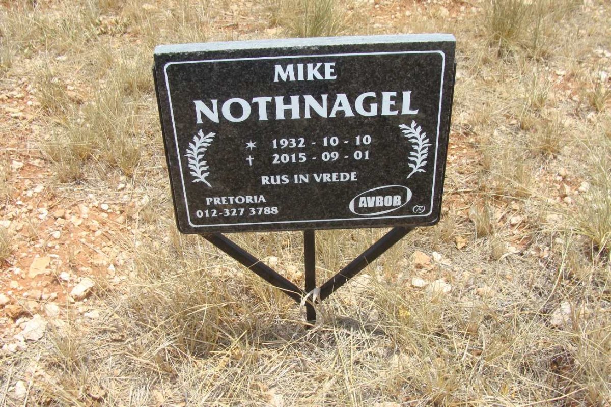 NOTHNAGEL Mike 1932-2015