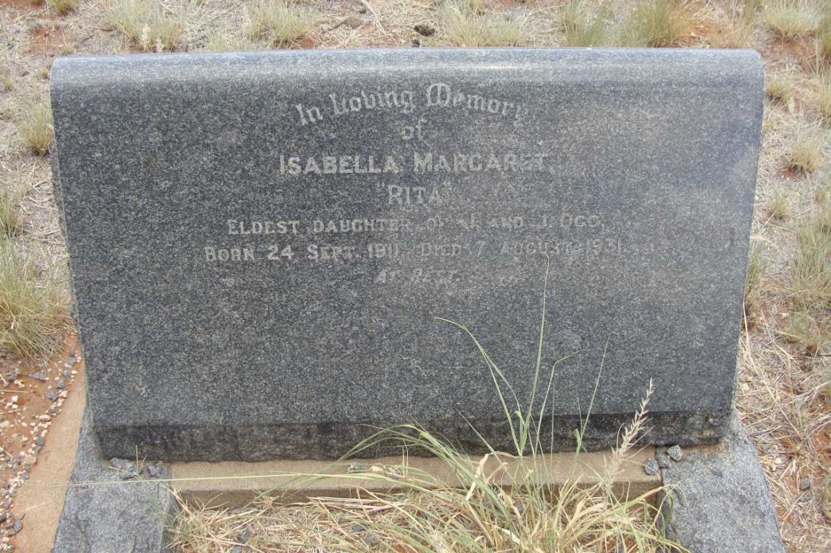 OGG Isabella Margaret 1911-1931