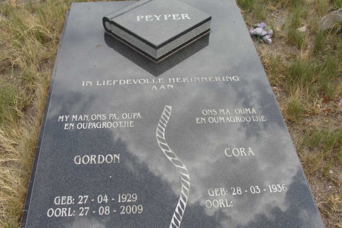 PEYPER Gordon 1929-2009 &amp; Cora 1936-