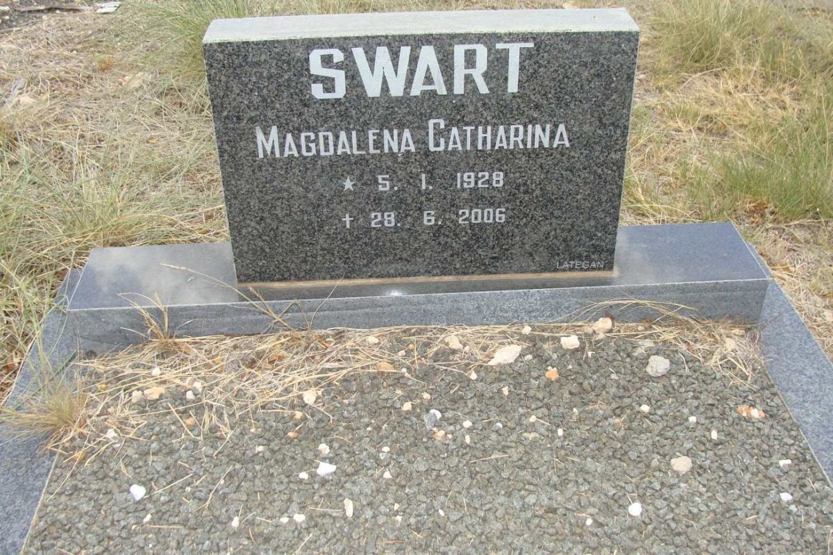 SWART Magdalena Catharina 1928-2006