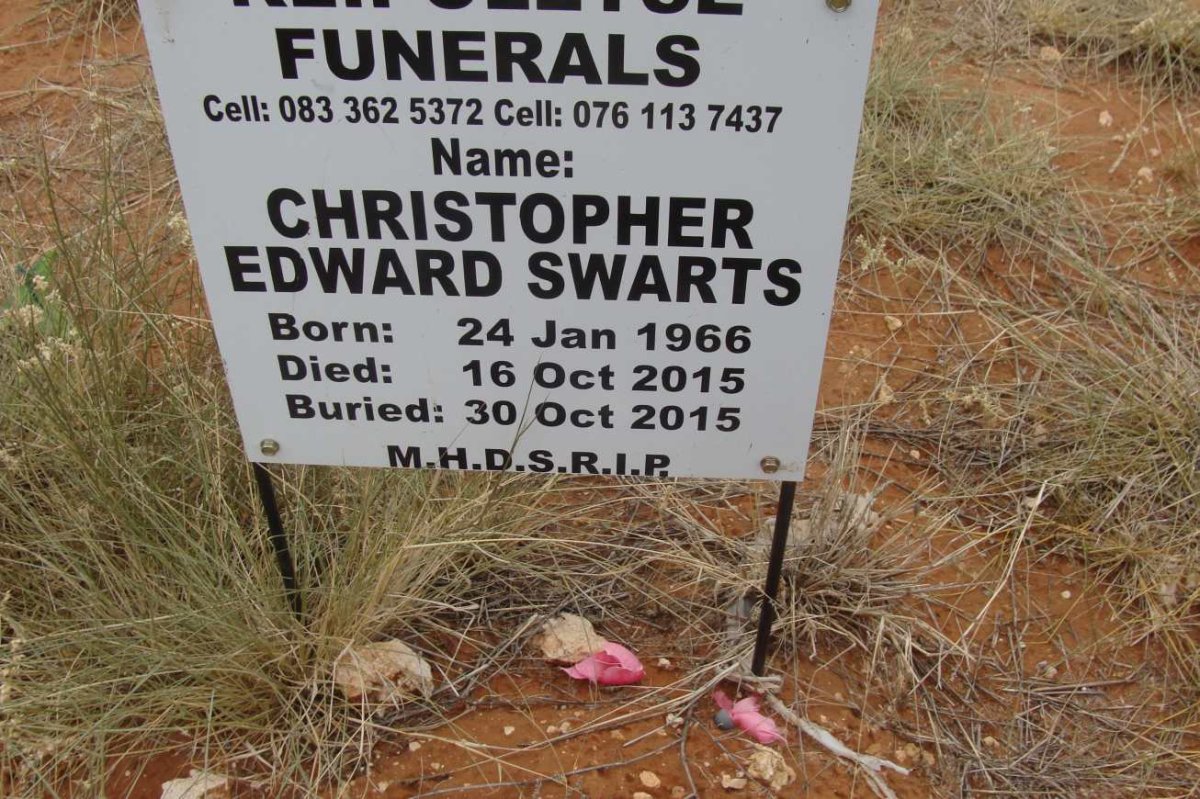 SWARTS Christopher Edward 1966-2015