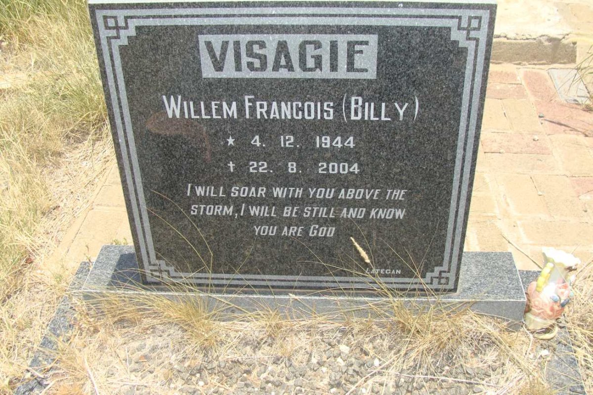 VISAGIE Willem Francois 1944-2004