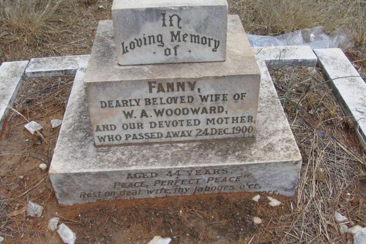 WOODWARD Fanny -1900