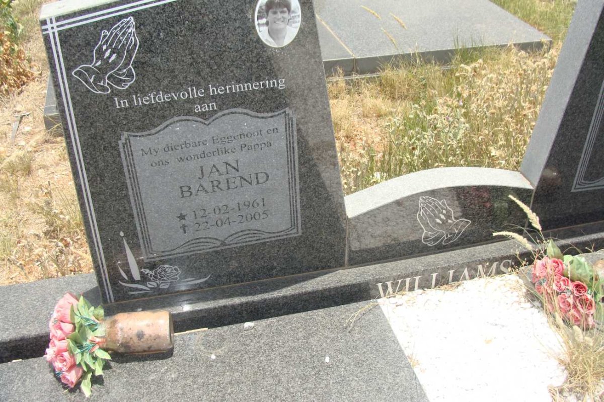 WILLIAMS Jan Barend 1961-2005