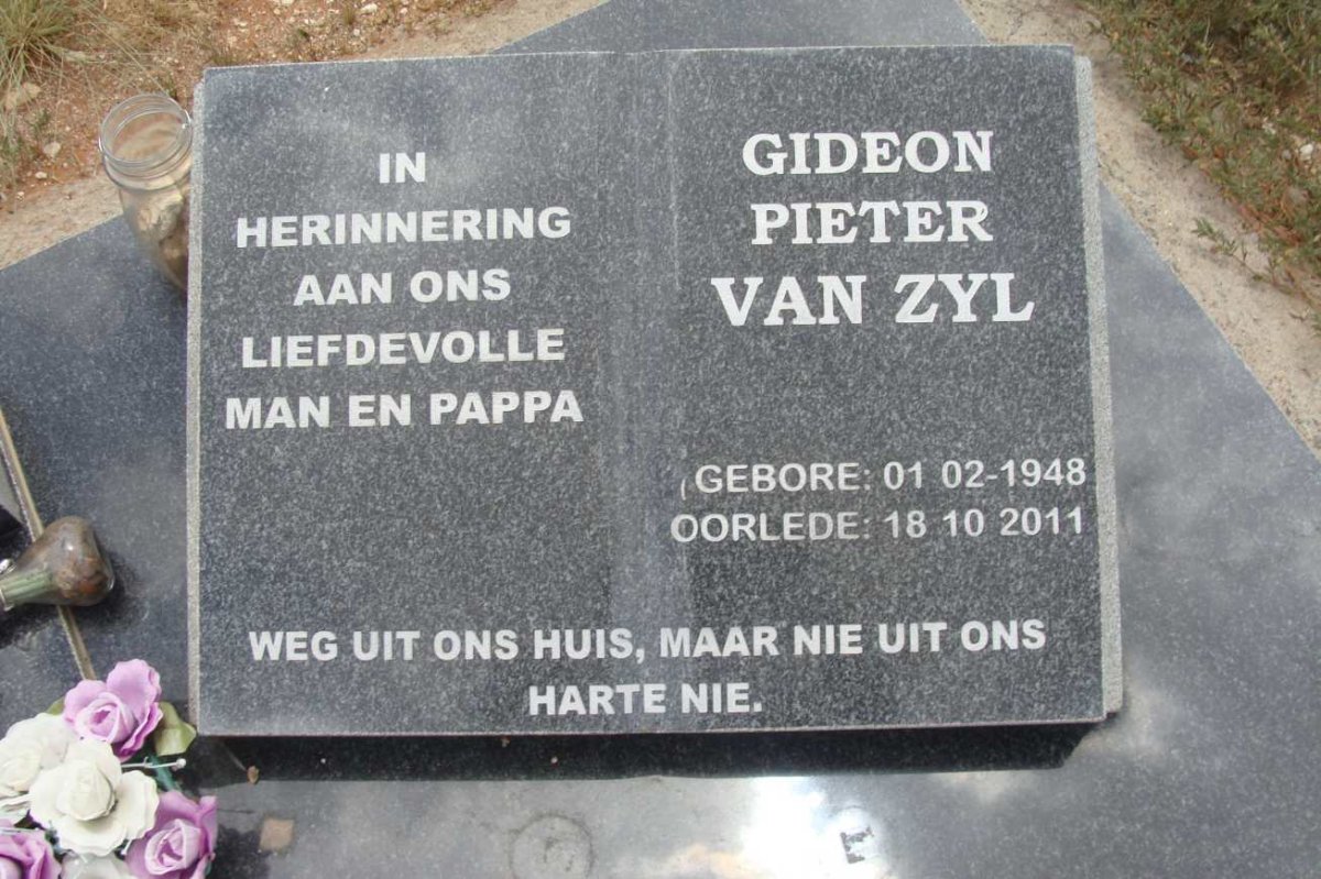 ZYL Gideon Pieter, van 1948-2011