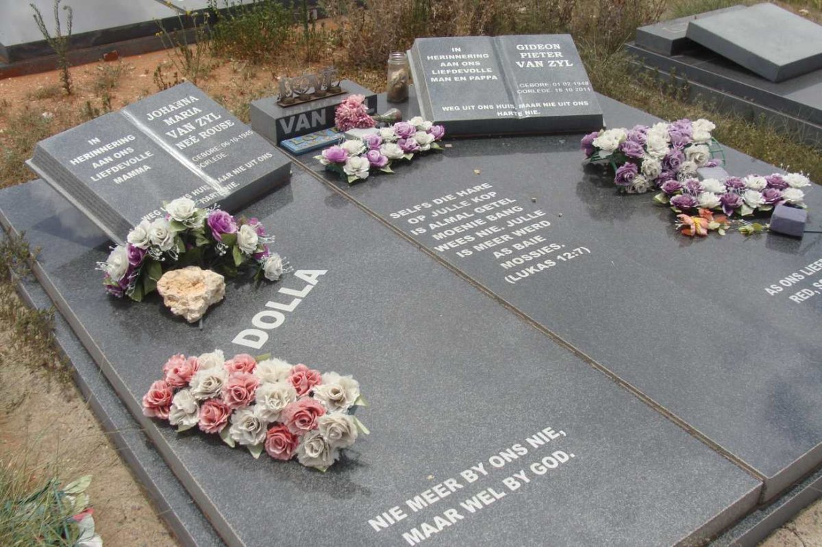 ZYL Gideon Pieter, van 1948-2011 &amp; Johanna Maria ROUSE 1945-