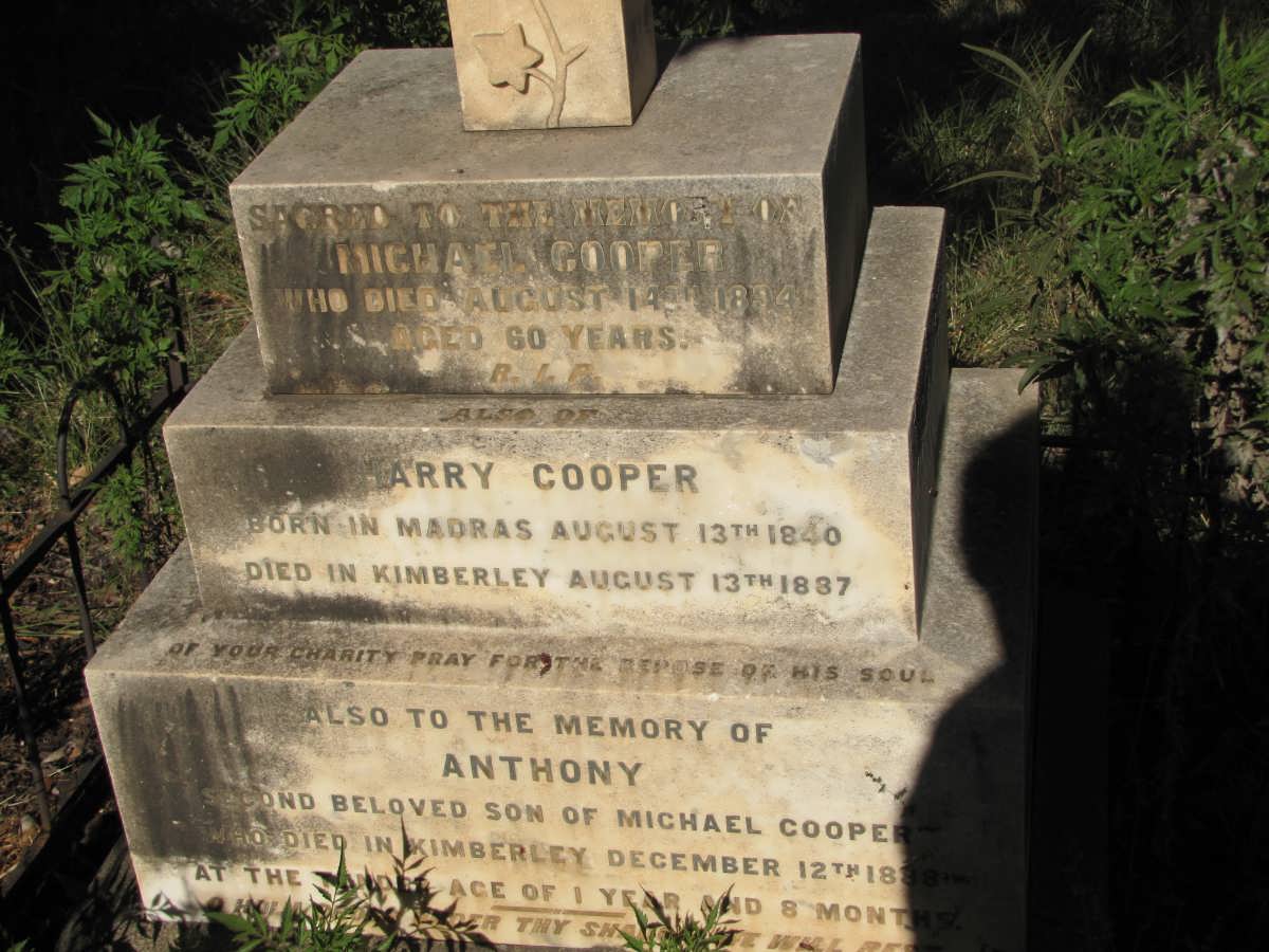 COOPER Michael -1894 :: COOPER Harry 1840-1887 :: COOPER Anthony 18??