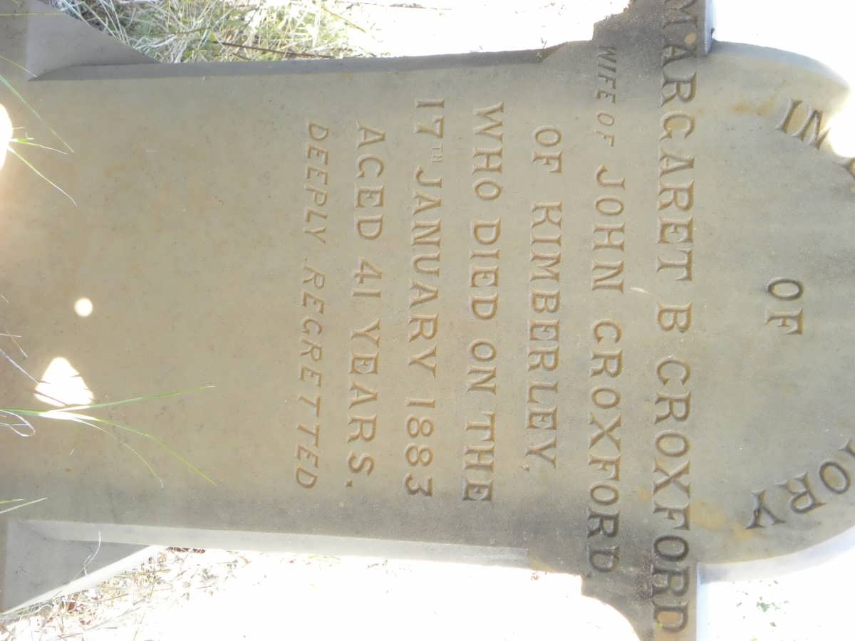 CROXFORD Margaret -1883