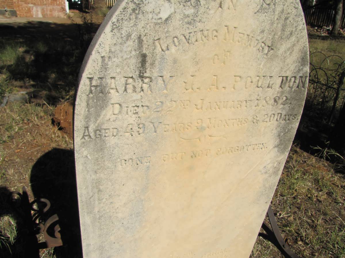POULTON Harry J.A. -1882
