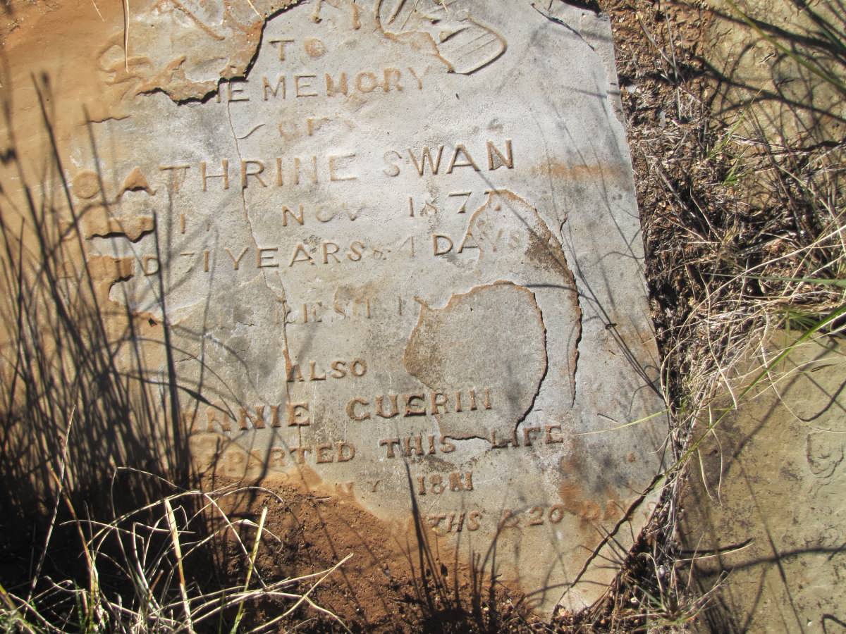SWAN Cathrine -187? :: GUERIN Annie -1881
