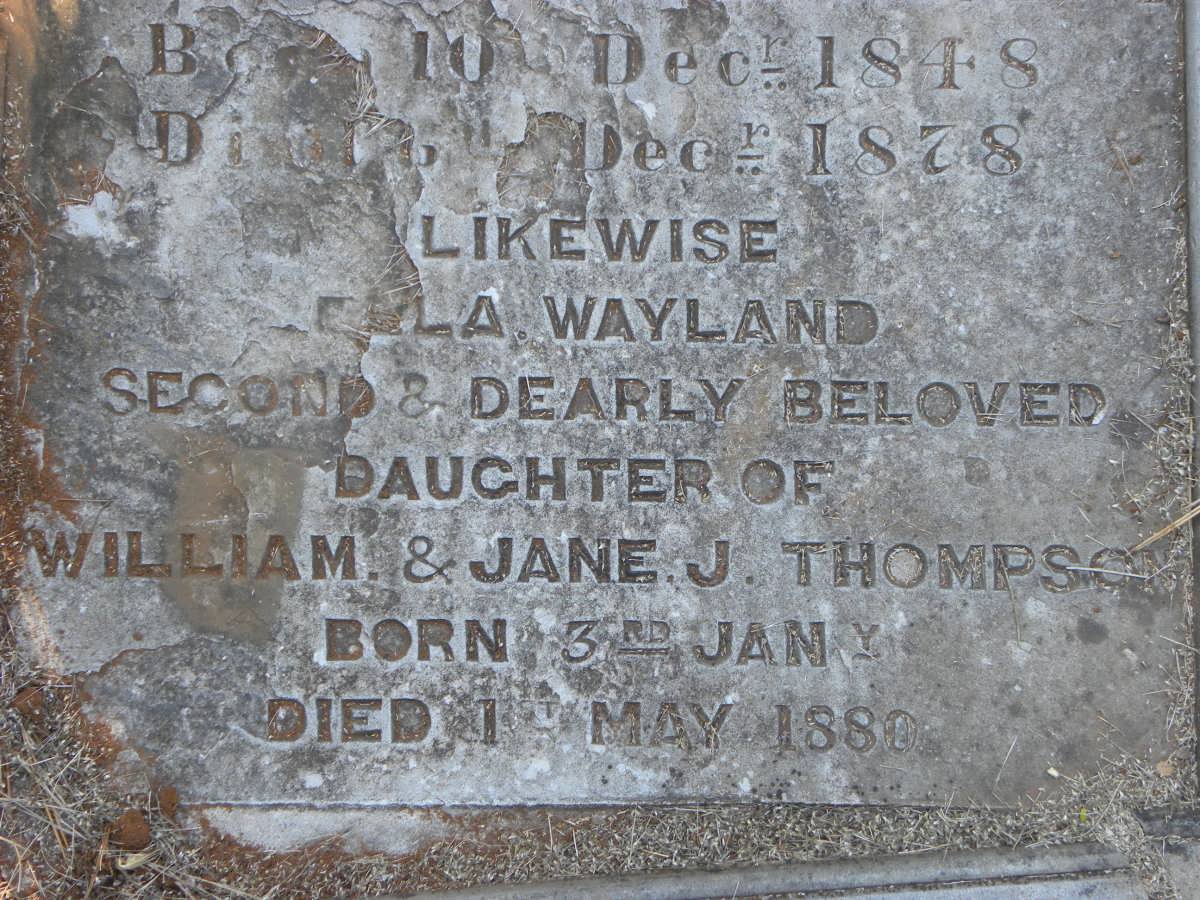 THOMPSON ? Wayland -1880