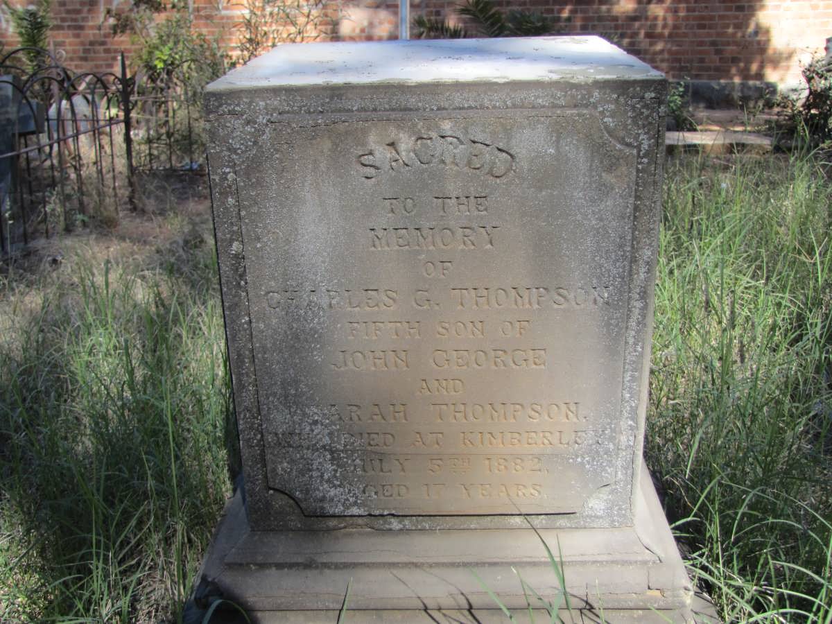 THOMPSON Charles G. -1882