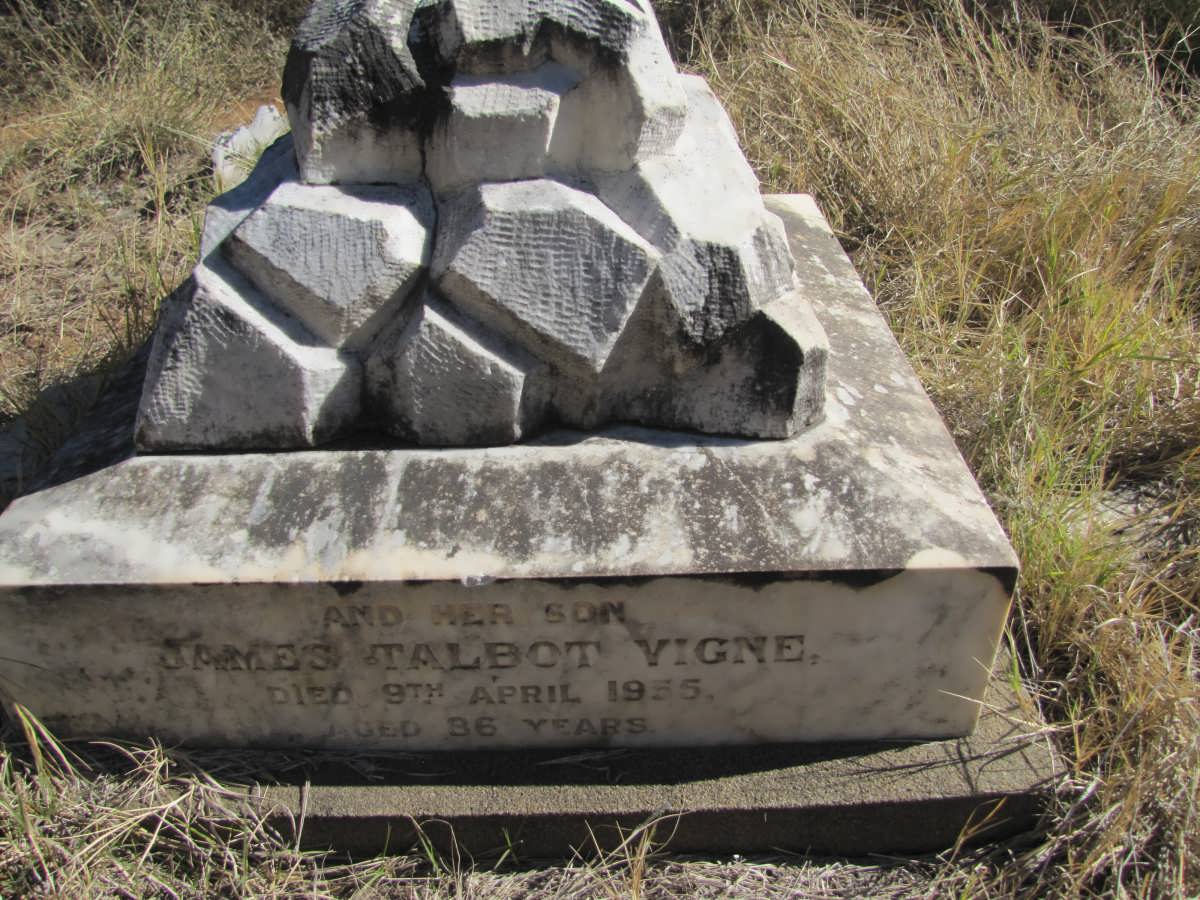 VIGNE James Talbot -1955 &amp; Eliza -1876