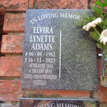 ADAMS Elvira Lynette 1962-2021