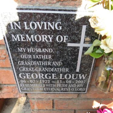 LOUW George 1922-2007