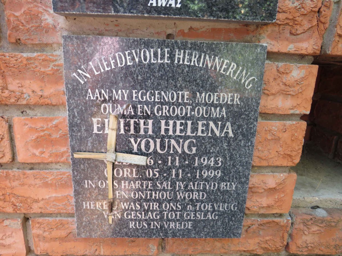YOUNG Edith Helena 1943-1999