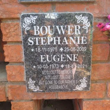 BOUWER Eugene 1973-2021 & Stephanie 1975-2009