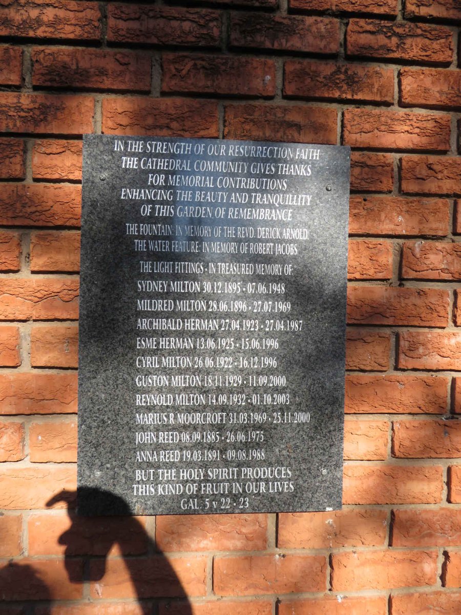 2. Memorial Plaque - see names