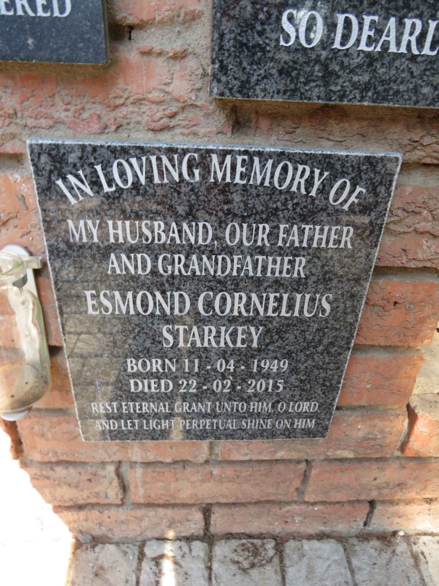 STARKEY Esmond Cornelius 1949-2015